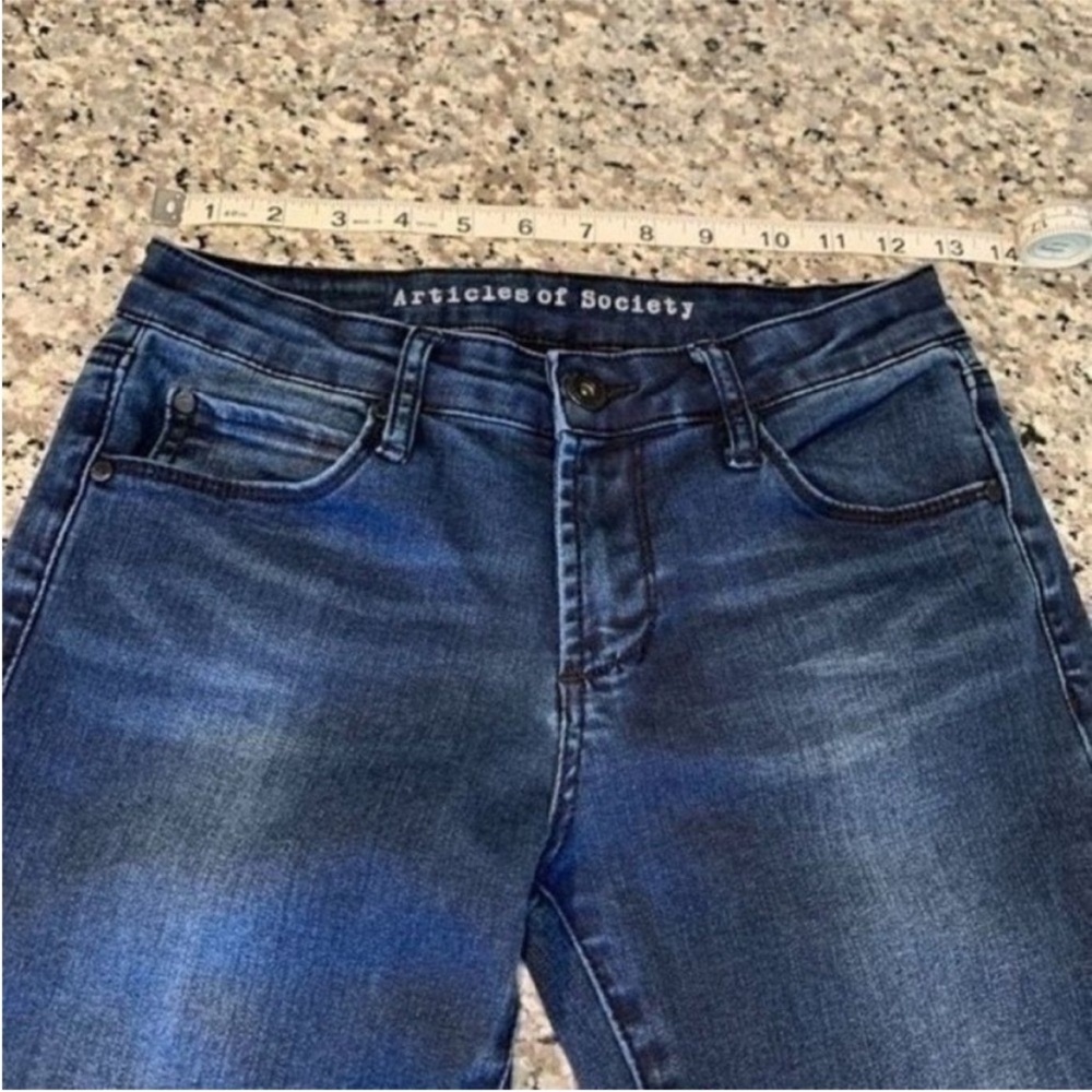 Articles of Society Jeans 25 Mid Rise Blue - Picture 2 of 10
